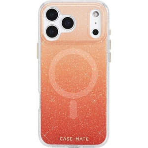 image:imageCaseMate iPhone 17 Pro Max Case  Gold Waterfall  Compatible with MagSafe  Stylish Liquid Glitter Phone Case with 12ft Drop Protection  Magnetic Cover for iPhone 17 Pro MaxOrange