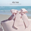 image:imageCaseMate Small Jelly Cooler Tote with Shoulder Strap  Ballet Pink Bow  7L Waterproof Soft Cooler Bag wZippered Insulation  Keeps Drinks Cold for 24 hrs Travel Tote for Beach amp Weekend GetawaysBallet Pink Bow