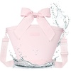 image:imageCaseMate Small Jelly Cooler Tote with Shoulder Strap  Ballet Pink Bow  7L Waterproof Soft Cooler Bag wZippered Insulation  Keeps Drinks Cold for 24 hrs Travel Tote for Beach amp Weekend GetawaysBallet Pink Bow