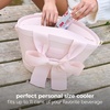 image:imageCaseMate Small Jelly Cooler Tote with Shoulder Strap  Ballet Pink Bow  7L Waterproof Soft Cooler Bag wZippered Insulation  Keeps Drinks Cold for 24 hrs Travel Tote for Beach amp Weekend GetawaysBallet Pink Bow