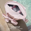 image:imageCaseMate Small Jelly Cooler Tote with Shoulder Strap  Ballet Pink Bow  7L Waterproof Soft Cooler Bag wZippered Insulation  Keeps Drinks Cold for 24 hrs Travel Tote for Beach amp Weekend GetawaysBallet Pink Bow