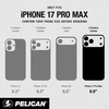 image:imagePelican Protector iPhone 17 Pro Case with Camera Stand  Clear  Rugged MagSafe Phone Case with 16ft MilitaryGrade Drop Protection  Heavy Duty Magnetic Phone Cover for iPhone 17 ProFrosted ClearBlack  Pro Max