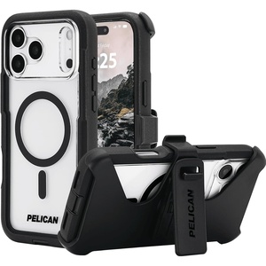 image:imagePelican Protector iPhone 17 Pro Case with Camera Stand  Clear  Rugged MagSafe Phone Case with 16ft MilitaryGrade Drop Protection  Heavy Duty Magnetic Phone Cover for iPhone 17 ProVoyager  Clear  Pro Max