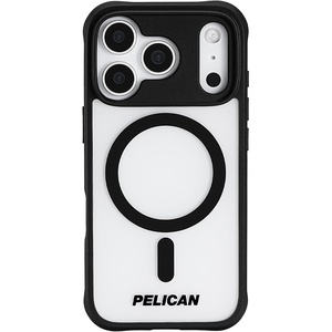 image:imagePelican Protector iPhone 17 Pro Case with Camera Stand  Clear  Rugged MagSafe Phone Case with 16ft MilitaryGrade Drop Protection  Heavy Duty Magnetic Phone Cover for iPhone 17 ProFrosted ClearBlack  Pro