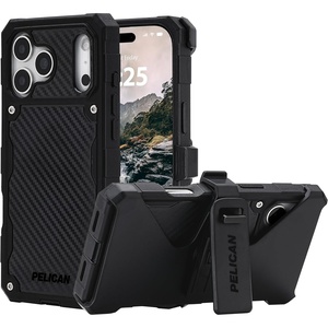 image:imagePelican Protector iPhone 17 Pro Case with Camera Stand  Clear  Rugged MagSafe Phone Case with 16ft MilitaryGrade Drop Protection  Heavy Duty Magnetic Phone Cover for iPhone 17 ProCarbon  Pro Max