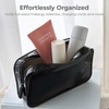 image:imageCaseMate Jelly Makeup Bag  Waterproof Zipper Pouch  Midnight BlackMidnight Black