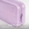 image:imageCaseMate Jelly Makeup Bag  Waterproof Zipper Pouch  Midnight BlackStardust Twinkle