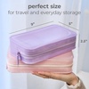 image:imageCaseMate Jelly Makeup Bag  Waterproof Zipper Pouch  Midnight BlackStardust Twinkle