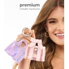 image:imageCaseMate Jelly Tote Bag Keychain  Mini Purse CharmBallet Pink Bow