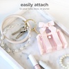 image:imageCaseMate Jelly Tote Bag Keychain  Mini Purse CharmBallet Pink Bow
