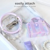 image:imageCaseMate Jelly Tote Bag Keychain  Mini Purse CharmIridescent
