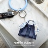image:imageCaseMate Jelly Tote Bag Keychain  Mini Purse CharmSomething Navy Twilly
