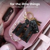 image:imageCaseMate Jelly Tote Bag Keychain  Mini Purse CharmTortoise Shell Bow