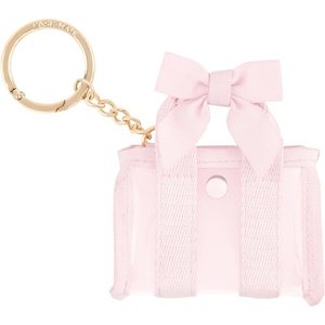 image:imageCaseMate Jelly Tote Bag Keychain  Mini Purse CharmBallet Pink Bow