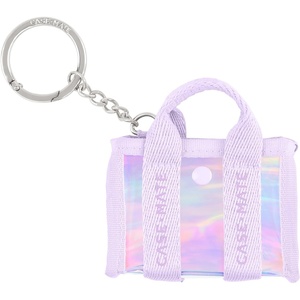 image:imageCaseMate Jelly Tote Bag Keychain  Mini Purse CharmIridescent