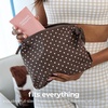 image:imageCaseMate Essential Crinkle Bow Makeup BagEspresso Polka Dot