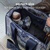 image:imageCaseMate Essential Crinkle Bow Makeup BagNavy Bandana