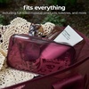 image:imageCaseMate Jelly Makeup Bag  Waterproof Zipper Pouch  MulberryMulberry